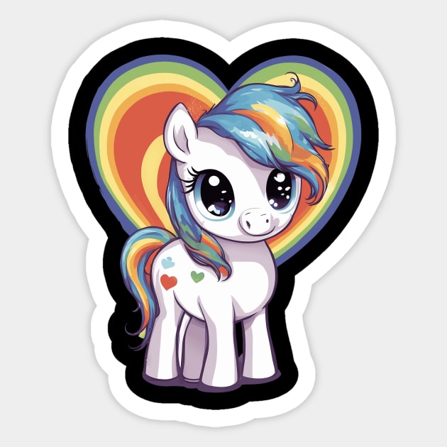 Love Pony Sticker by animegirlnft